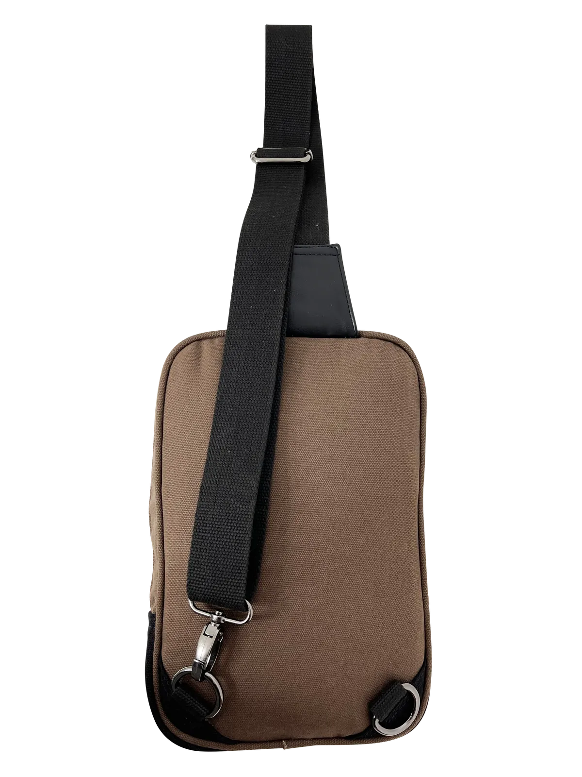 FIB Byron Sling Backpack Bag Travel w/ Single Adjustable Strap - Brown