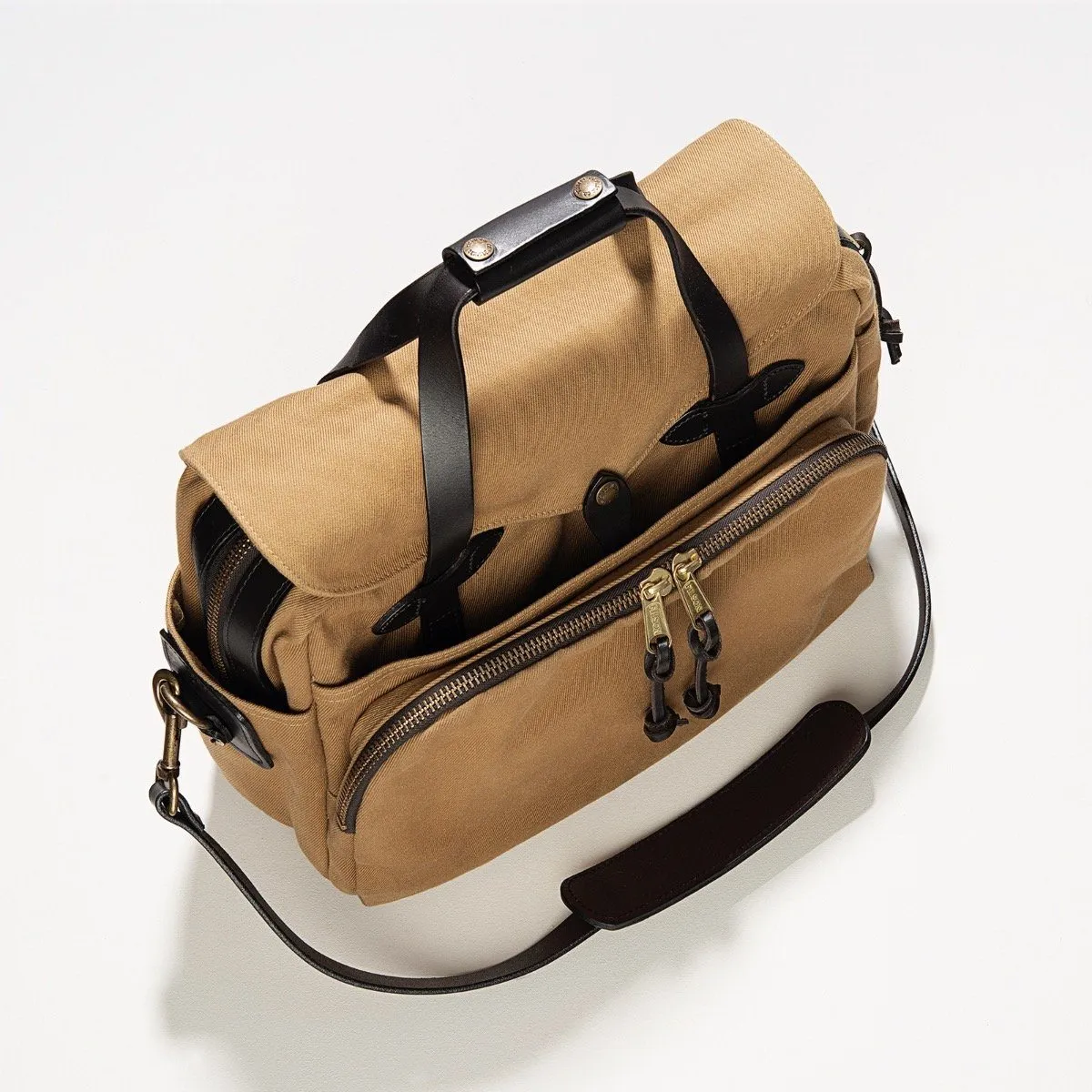 Filson Rugged Twill Padded Computer Bag Tan