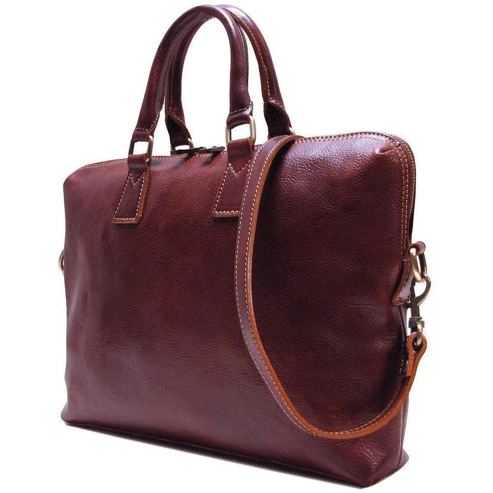 Floto Leather Milano Slim Briefcase