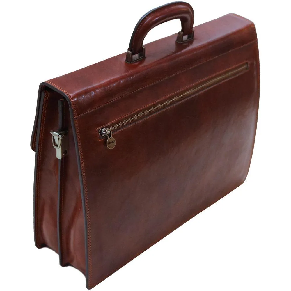 Floto Leather Murano Combo Briefcase