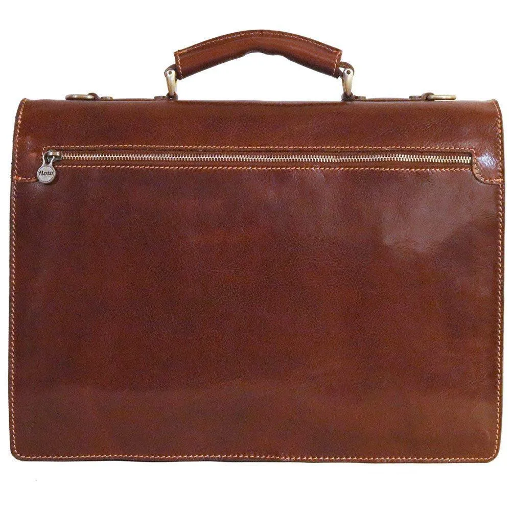 Floto Leather Novella Briefcase