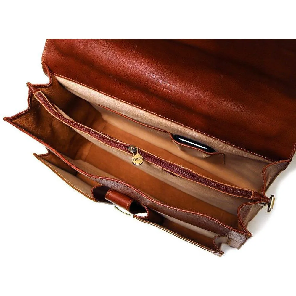 Floto Leather Novella Briefcase