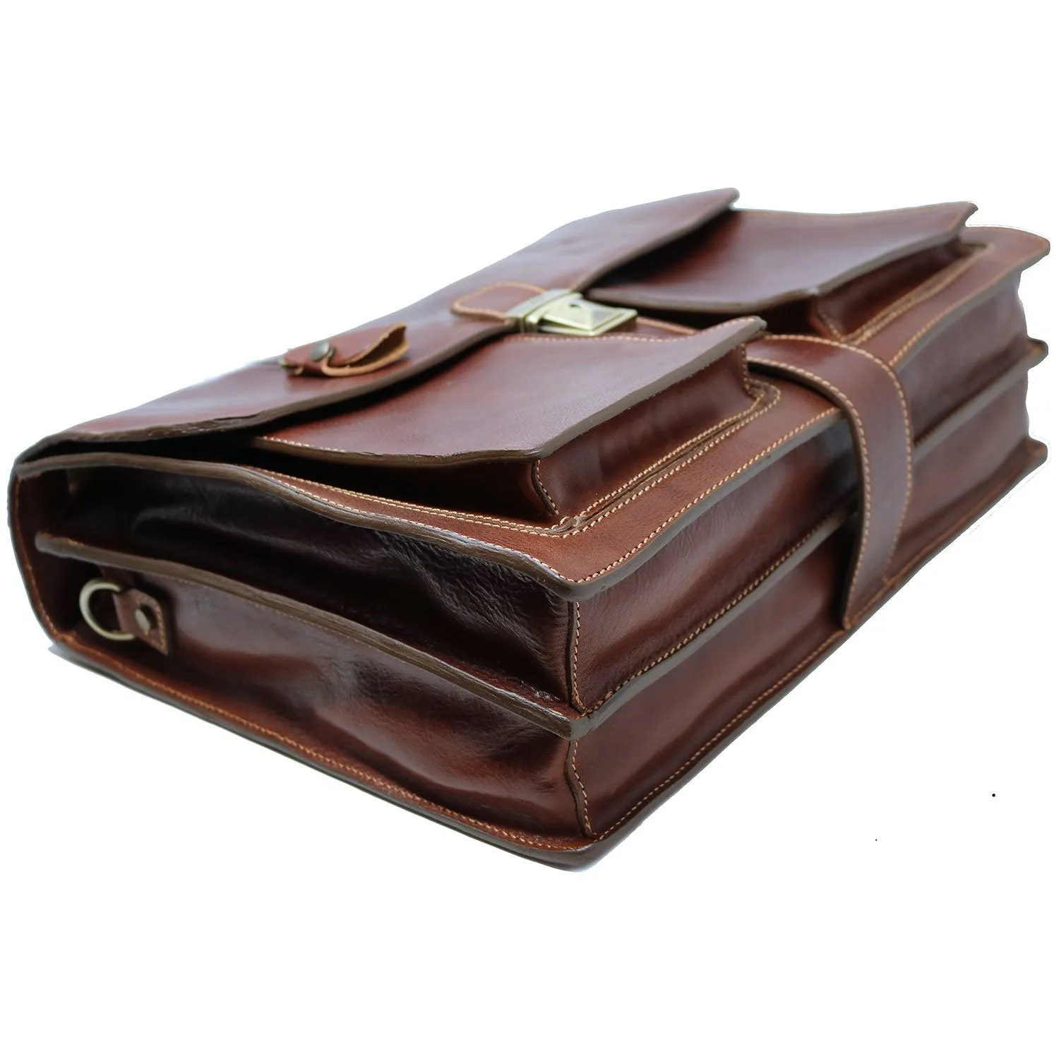 Floto Leather Novella Briefcase