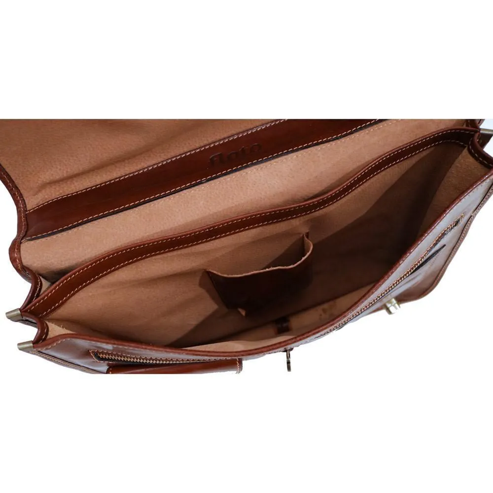 Floto Leather Roma Messenger Bag