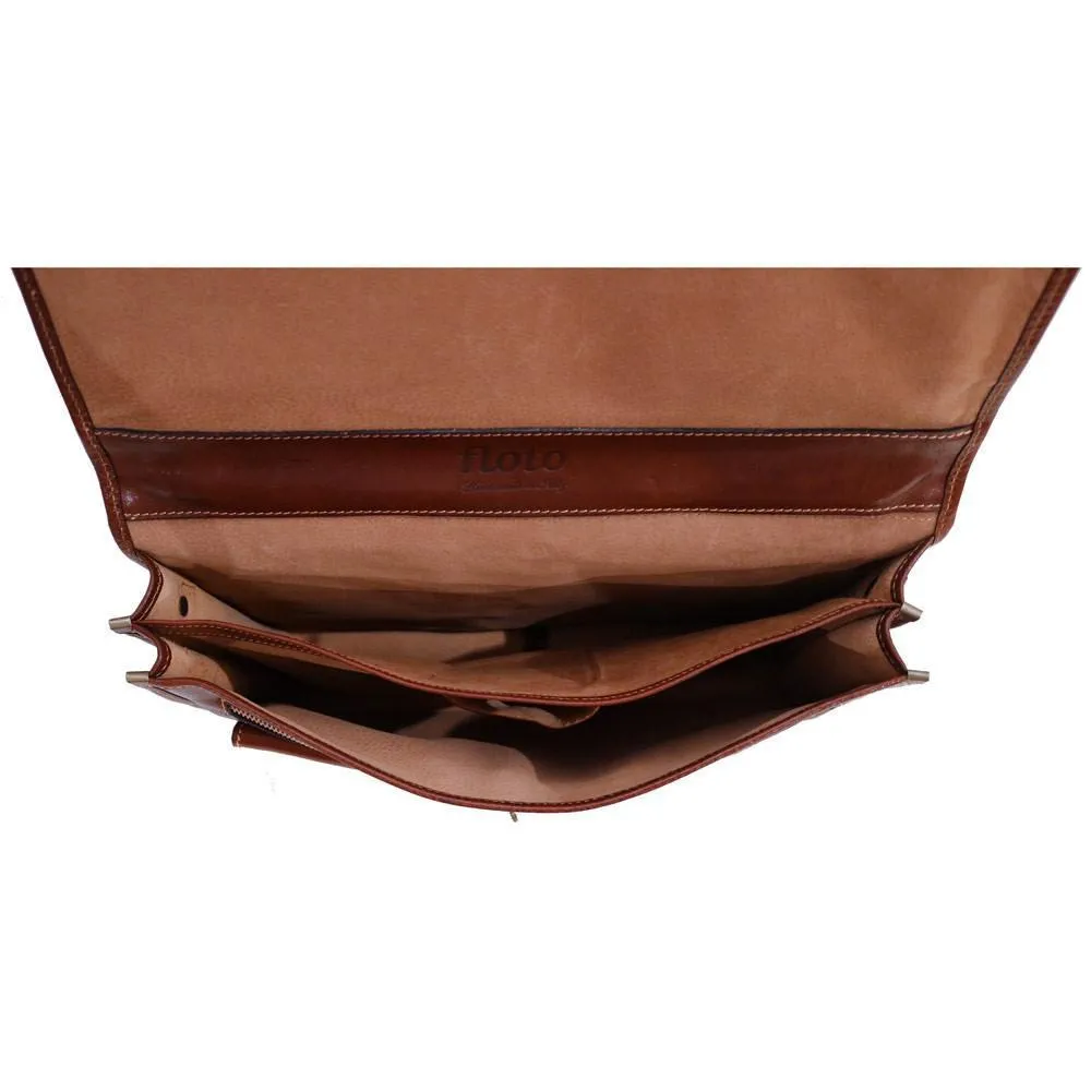 Floto Leather Roma Messenger Bag