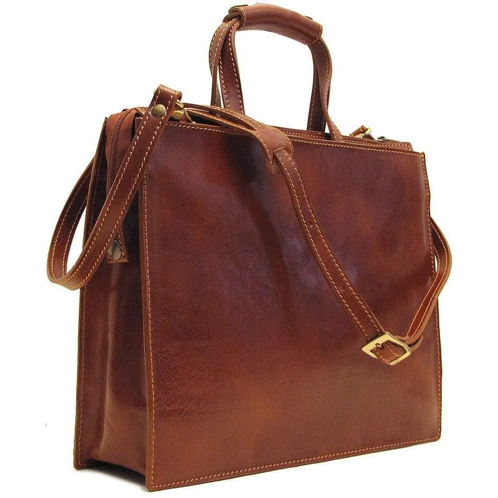 Floto Leather Trastevere Attache Briefcase