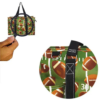 Football Life NGIL Zippered Caddy Large Organizer Tote Bag