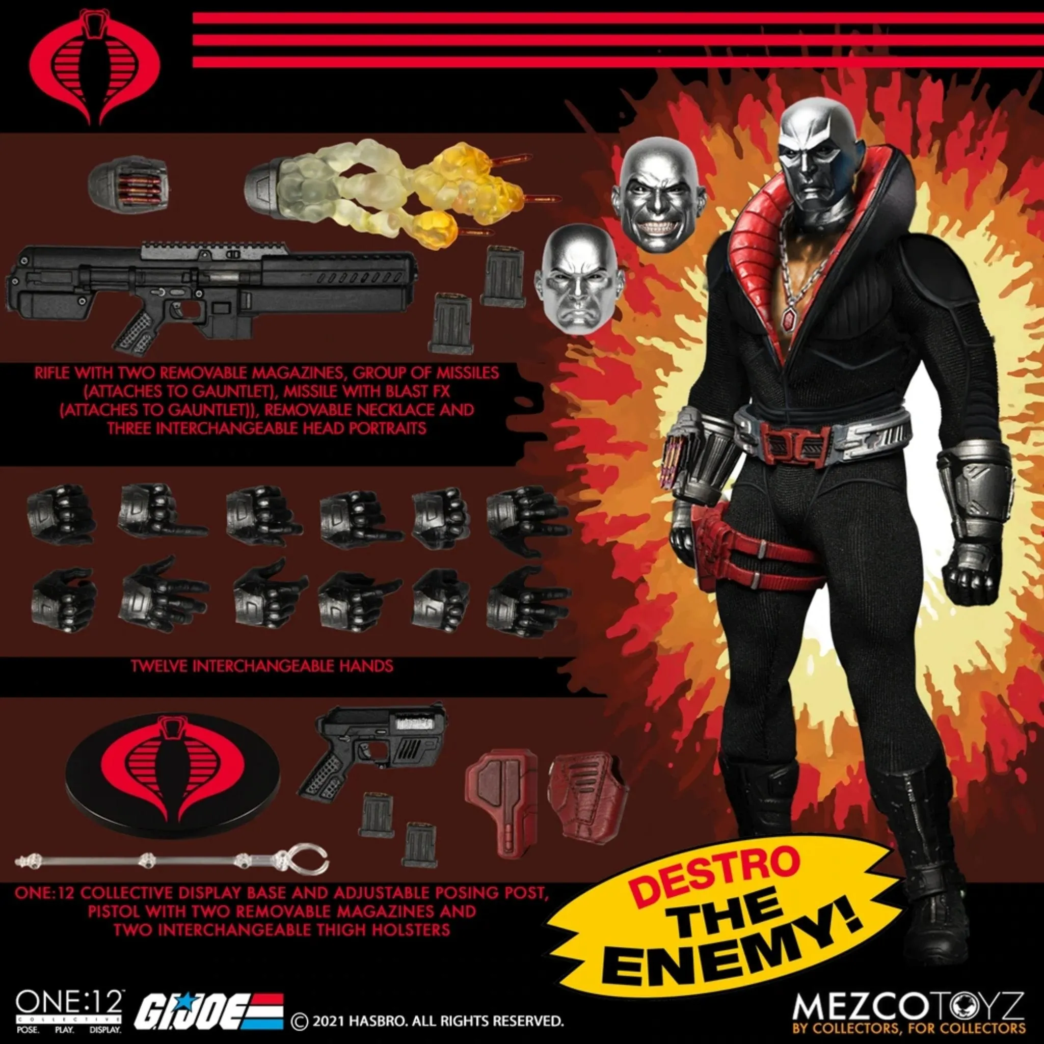 G.I. Joe Mezco One:12 Collective Destro