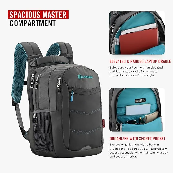 Harissons Ascent (Grey/Teal)