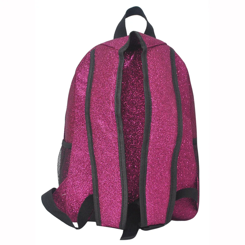 Hot Pink Glitter Medium Size NGIL Backpacks For Dance and Cheer Competition