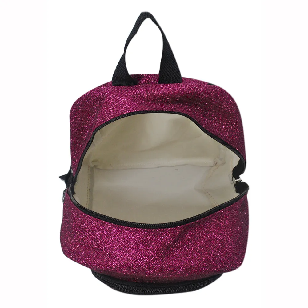 Hot Pink Glitter Medium Size NGIL Backpacks For Dance and Cheer Competition