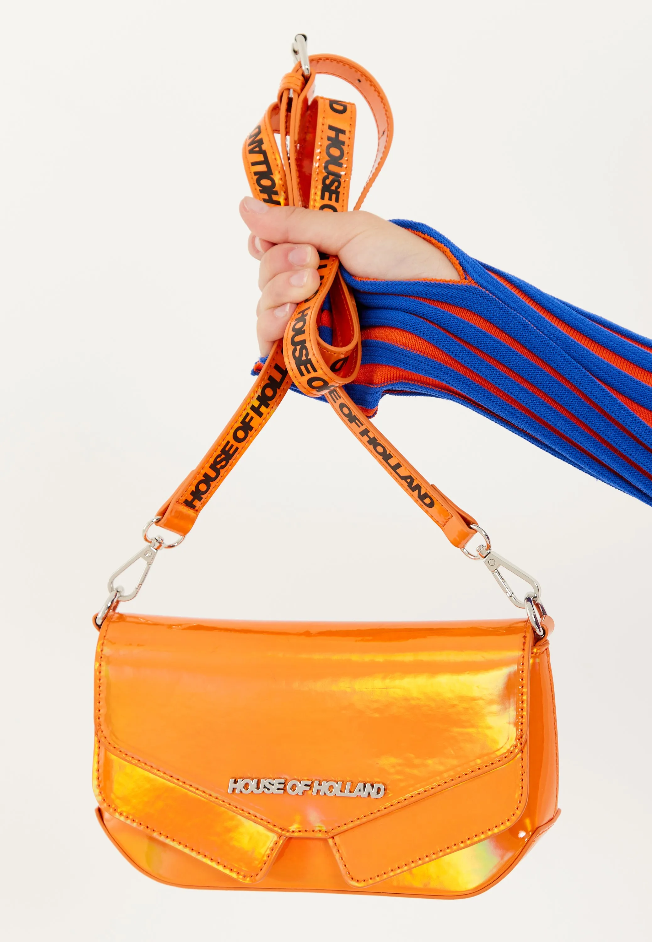 House of Holland Orange Crossbody Bag