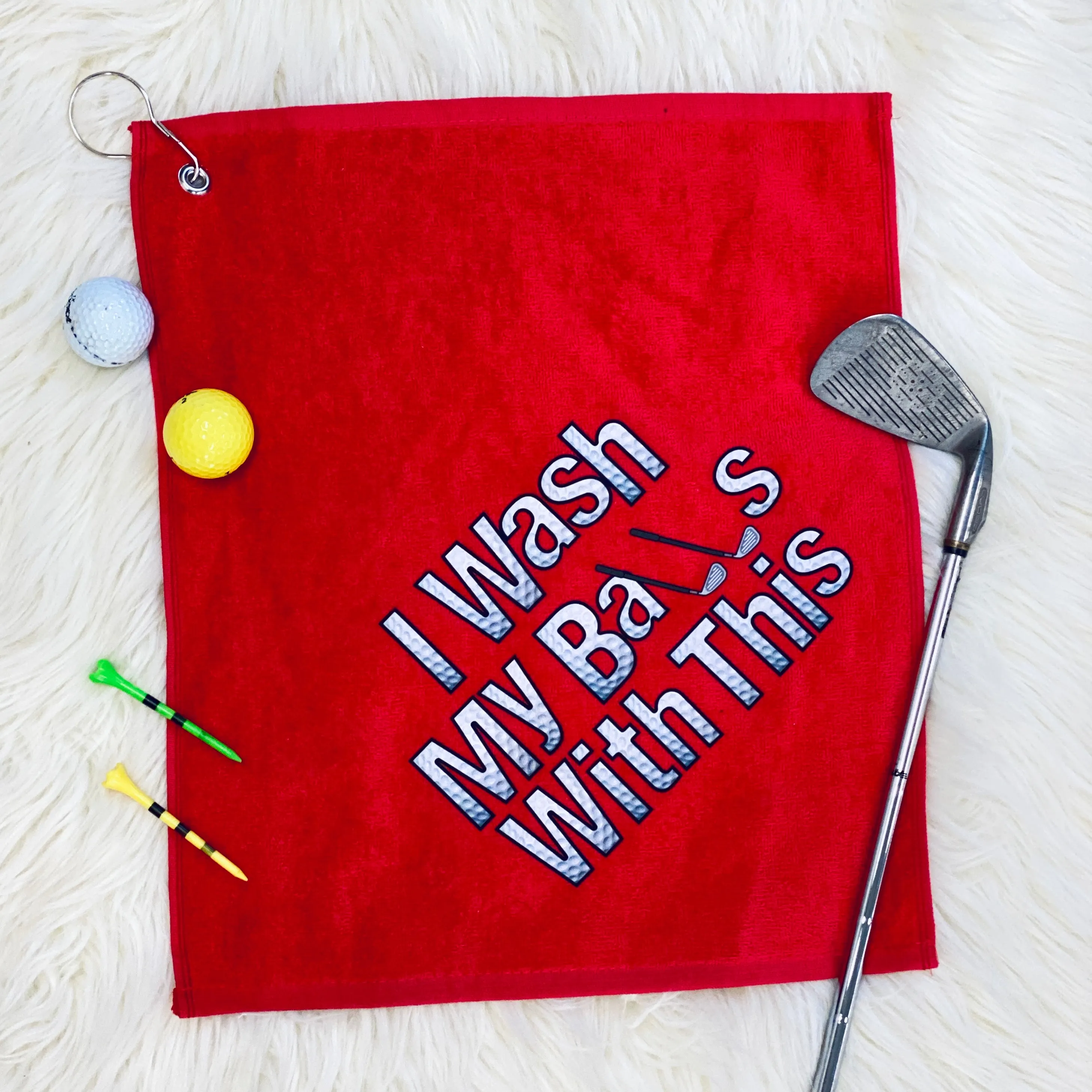 I Wash My Balls With This Golf Towel