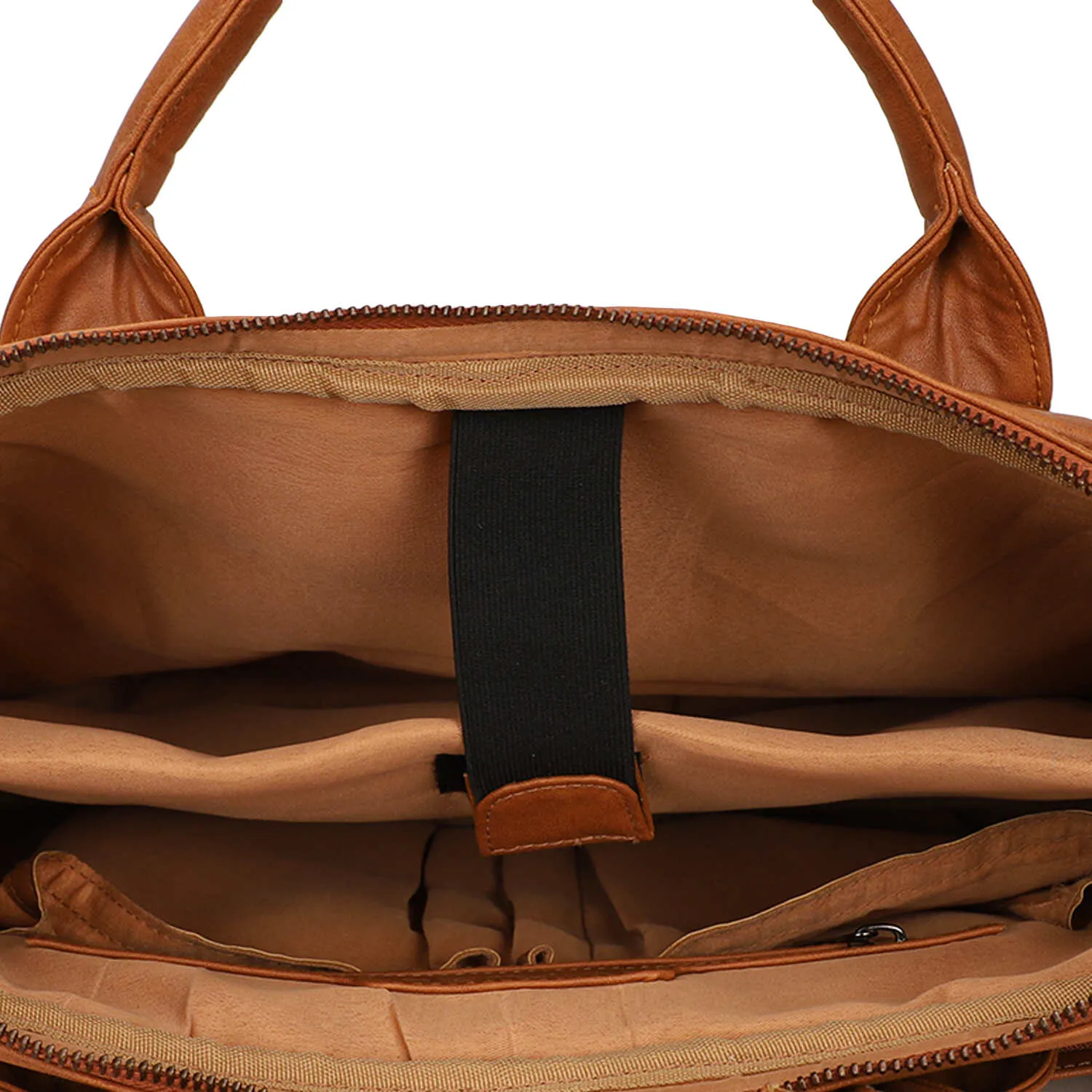 iCruze Elite Slim 15 inch Messenger Bag Tan