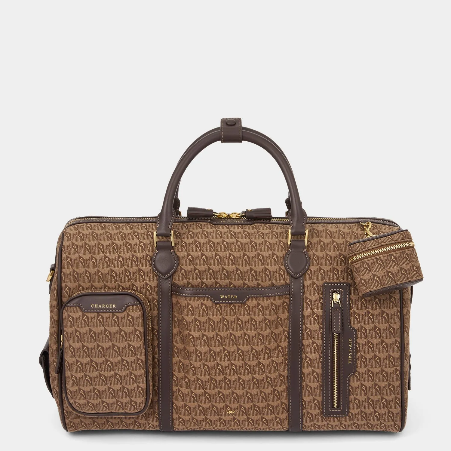 Jacquard In-Flight Barrel Travel Bag