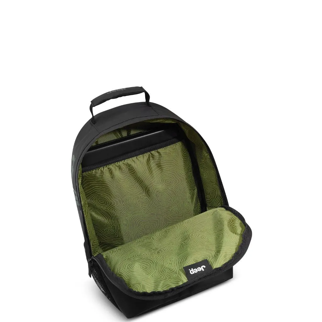 Jeep Duel Material 15.6" Laptop Backpack - Black