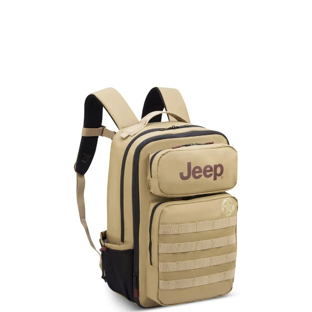 Jeep Tactical Multi Pocket 15" Backpack - Yellow