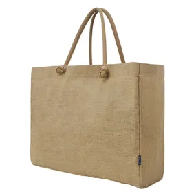 Khaki Jute NGIL Large Rope Tote Bag