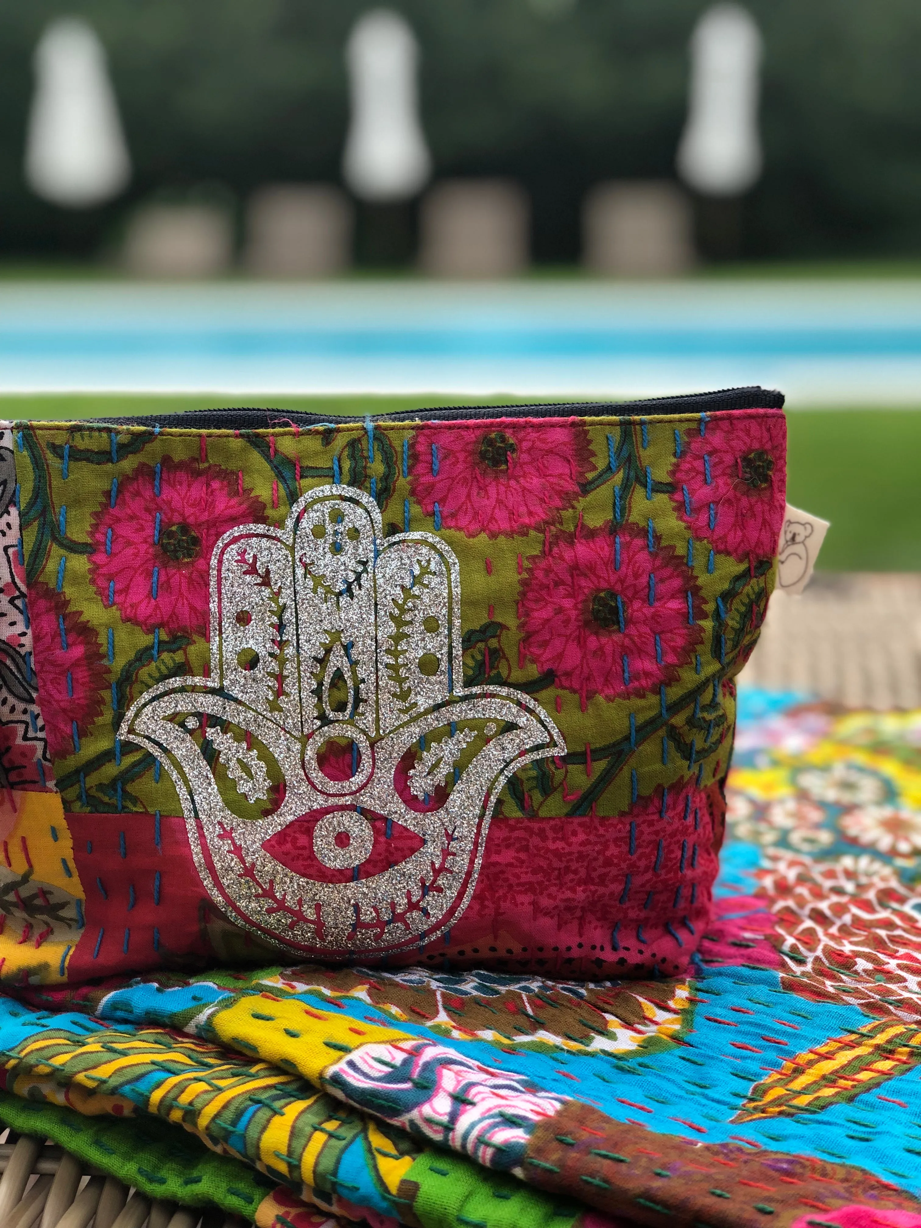 Koala Boho Collection: Makeup Bag in Bright Multi