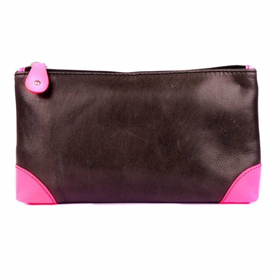 Leather Make-Up Bag