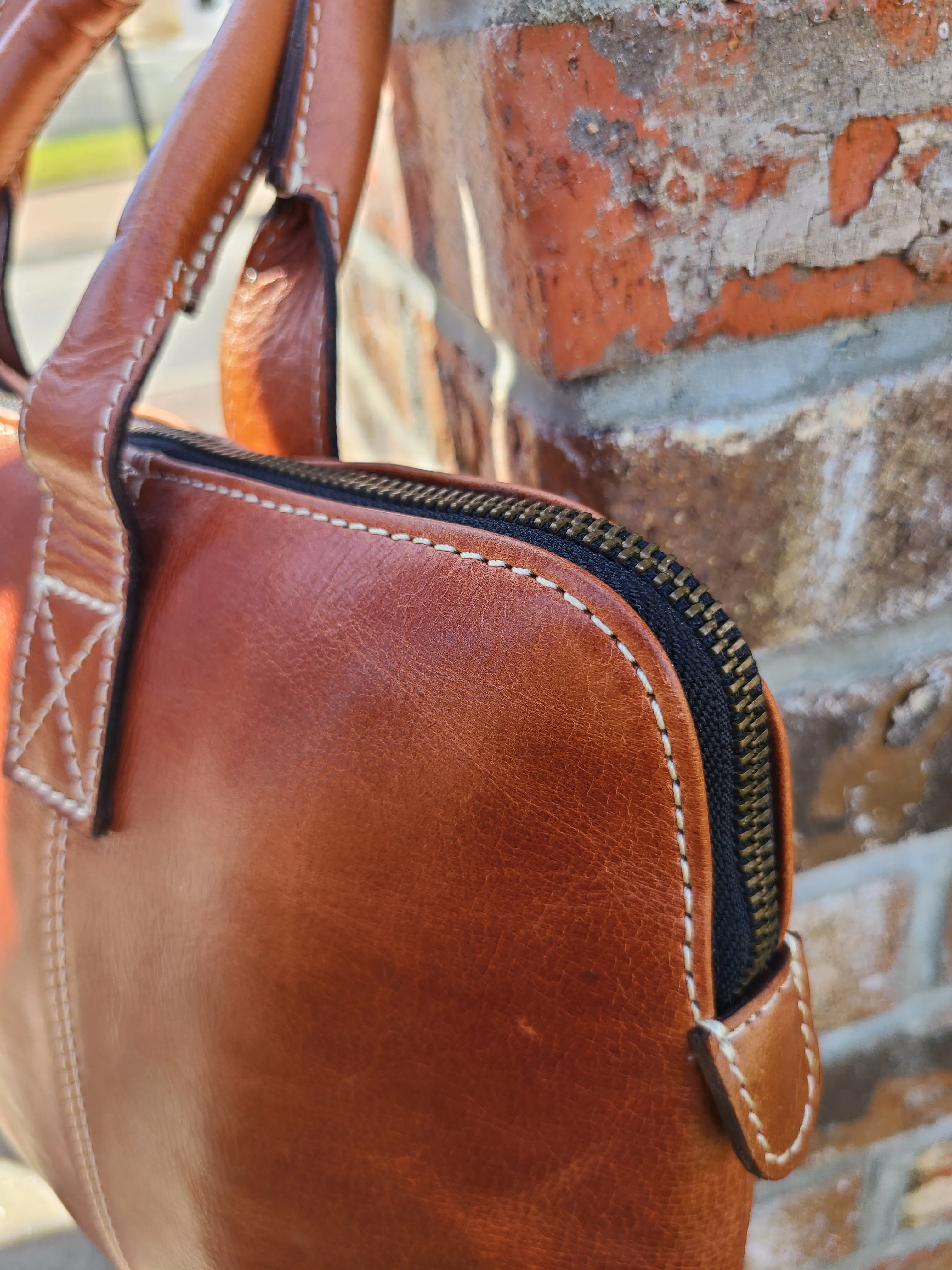 Leather Messenger Laptop Sleeve