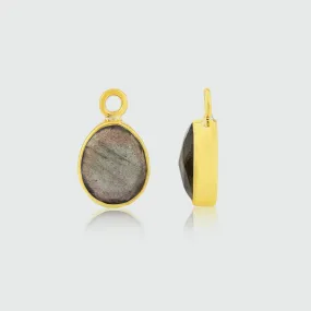 Manhattan Gold & Labradorite Interchangeable Gemstone Drops