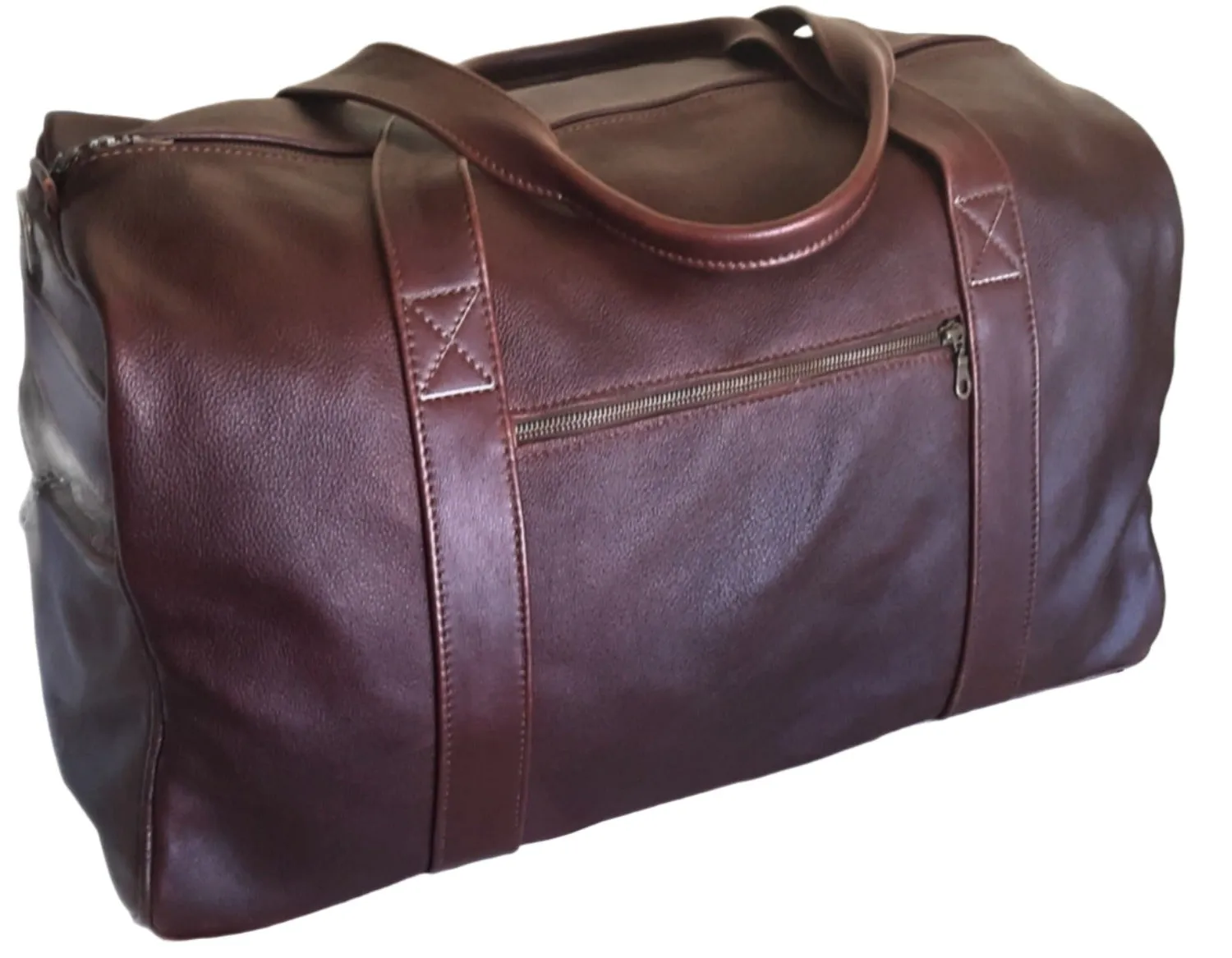 Masai leather travel bag XL