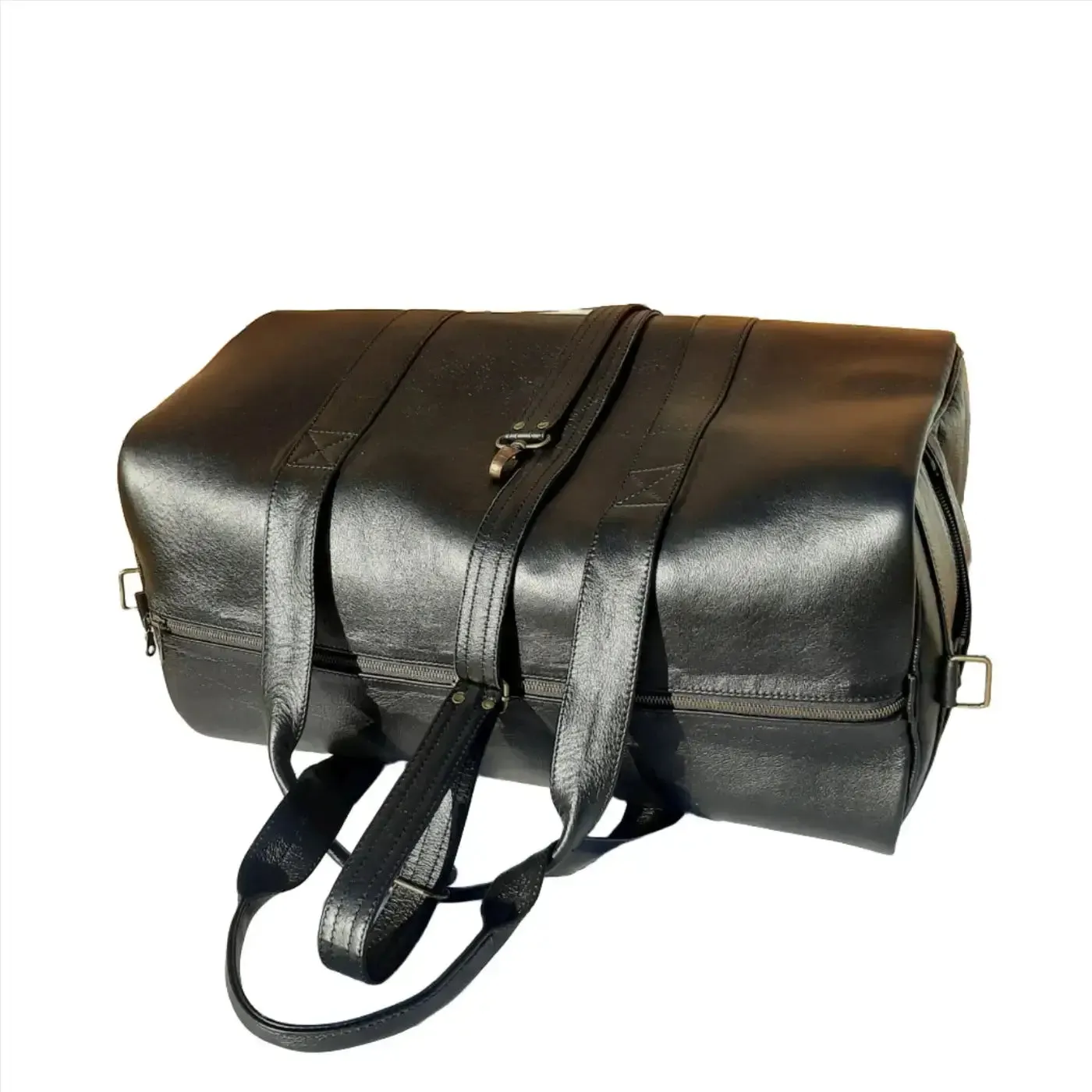 Masai leather travel bag XL