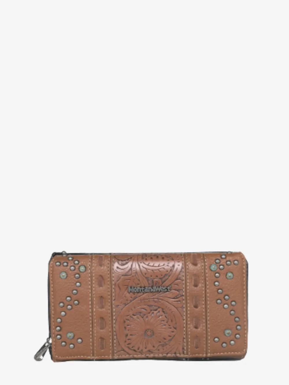 Montana West Vintage Floral Embossed Wallet