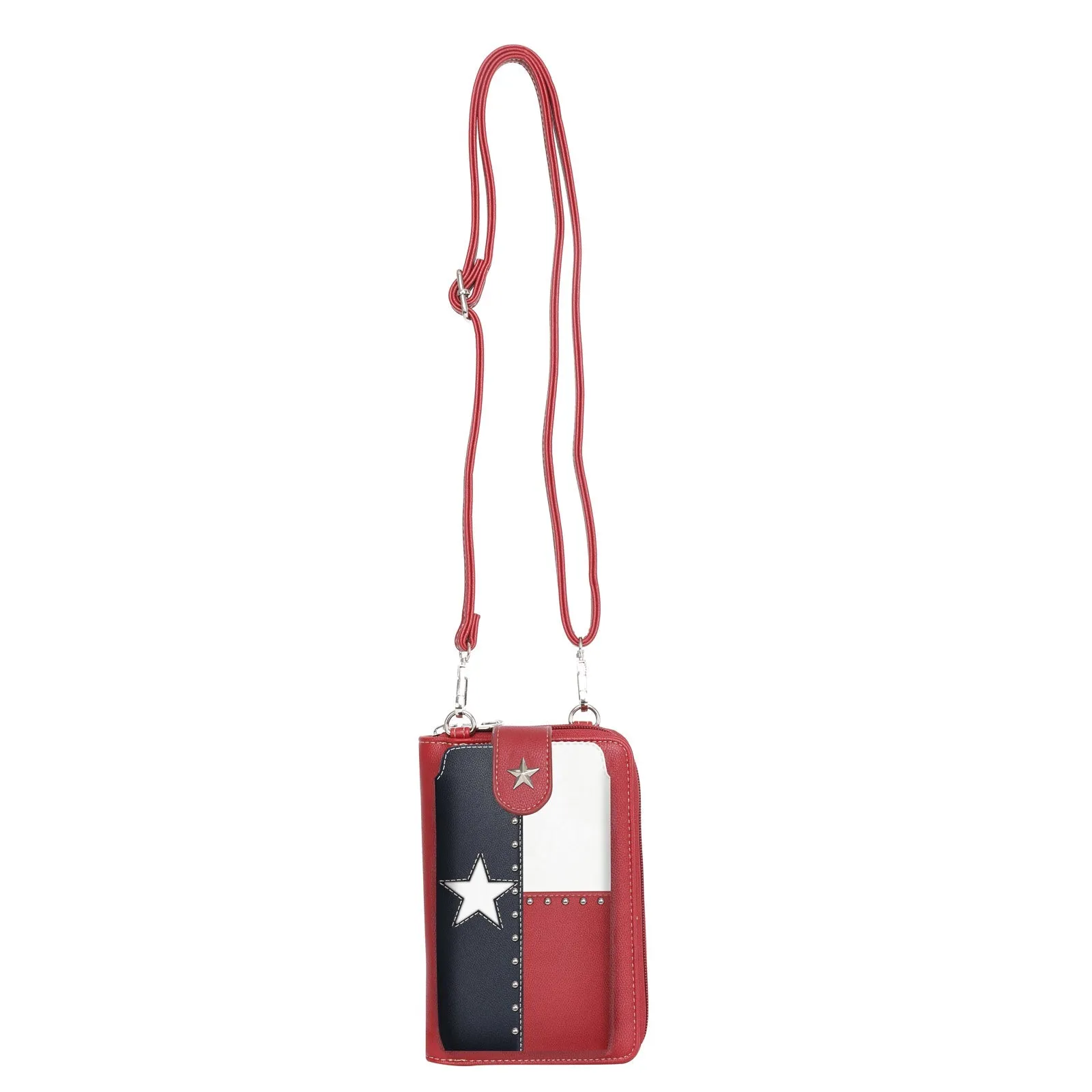 Montana West Western Texas Pride Crossbody Phone Bag