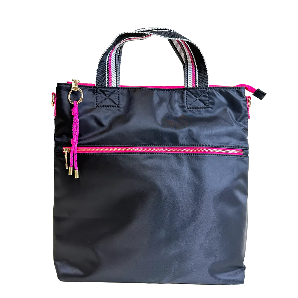 Nicole Large Nylon Tote Bag w/Detachable Strap