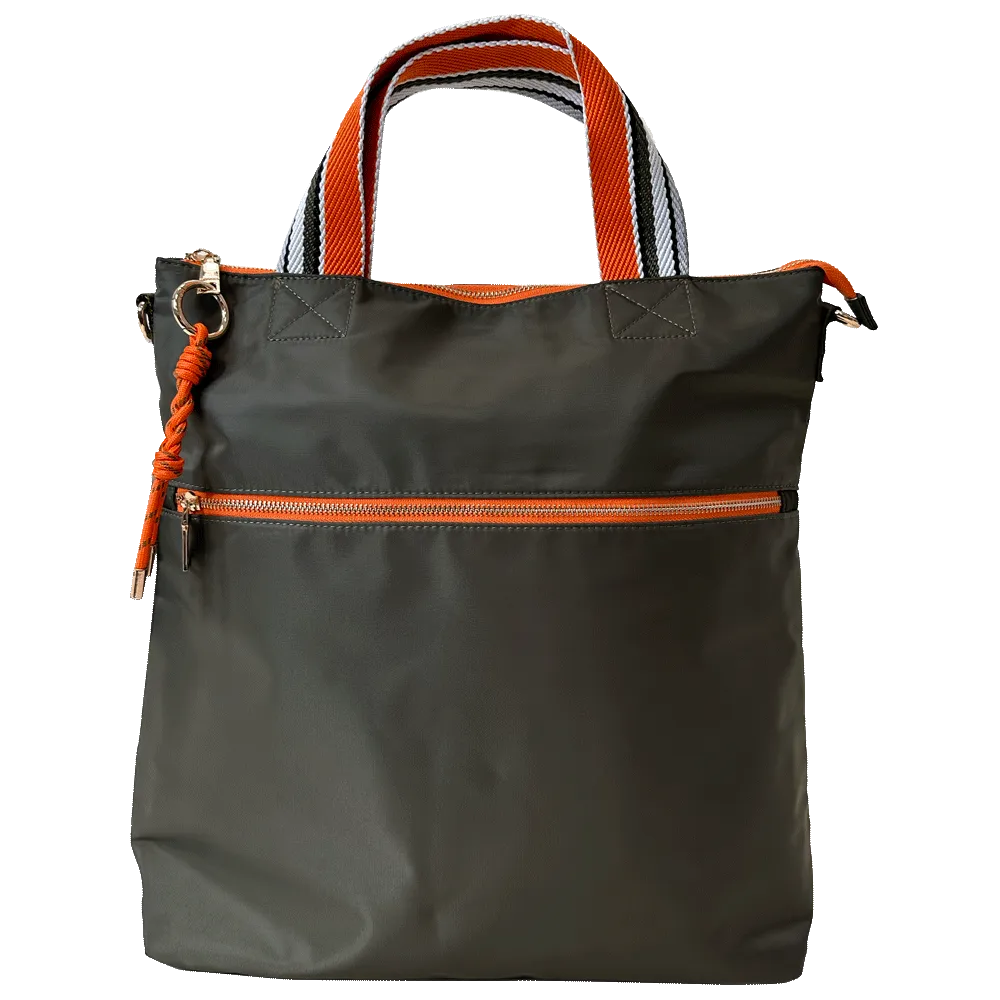 Nicole Large Nylon Tote Bag w/Detachable Strap