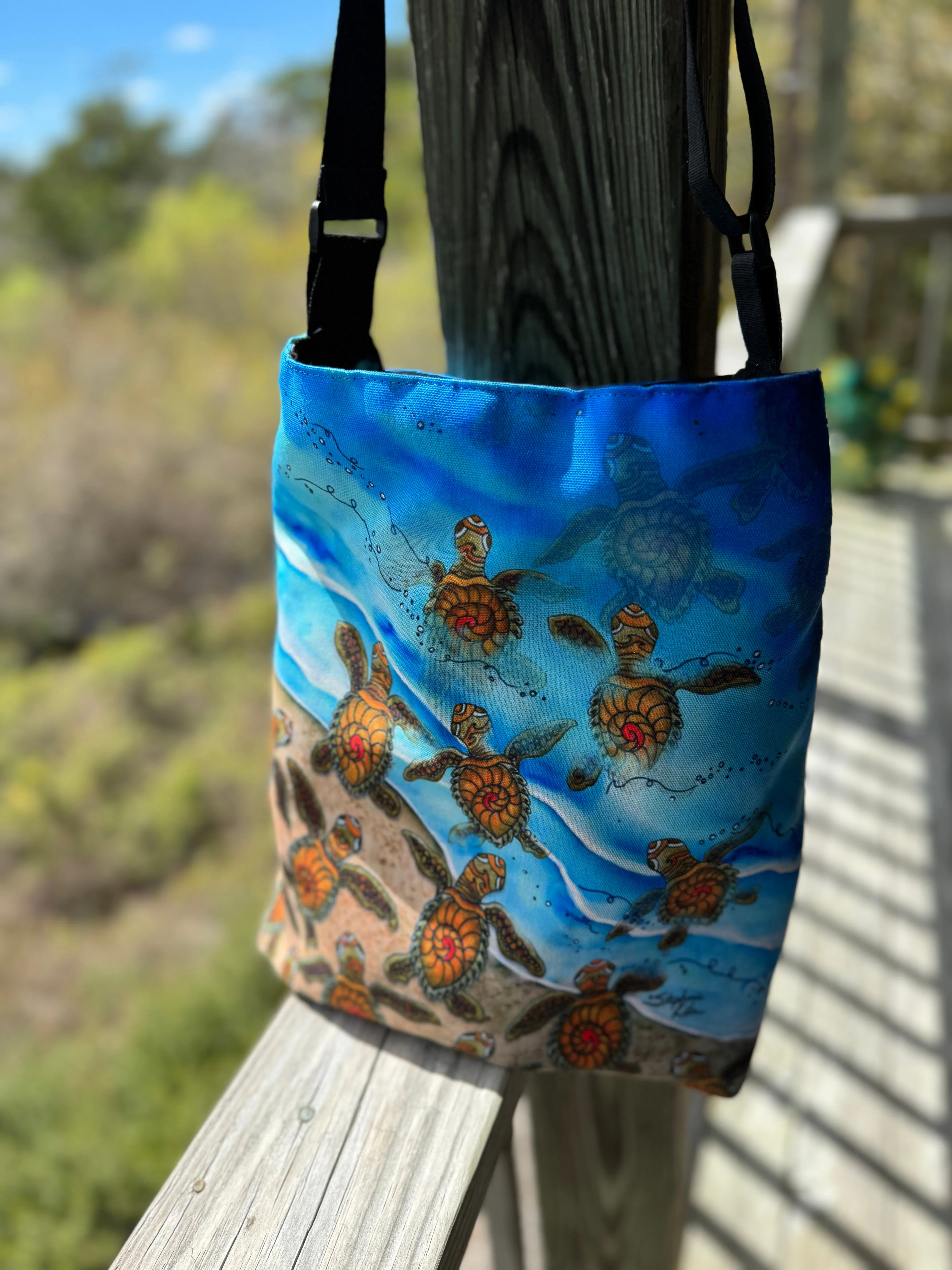 Ocean Bound Turtles Tote Beach Bag