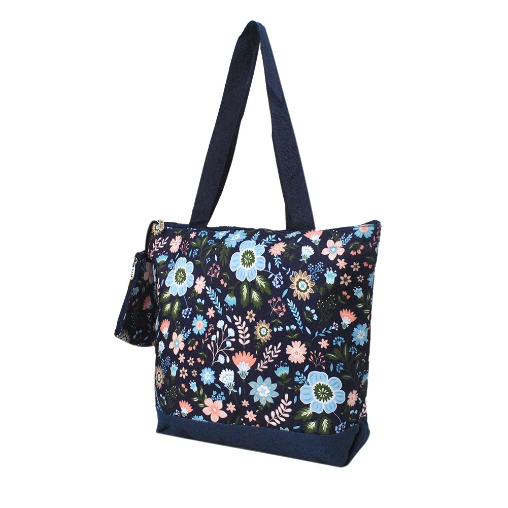 Pastel Floral NGIL Canvas Tote Bag