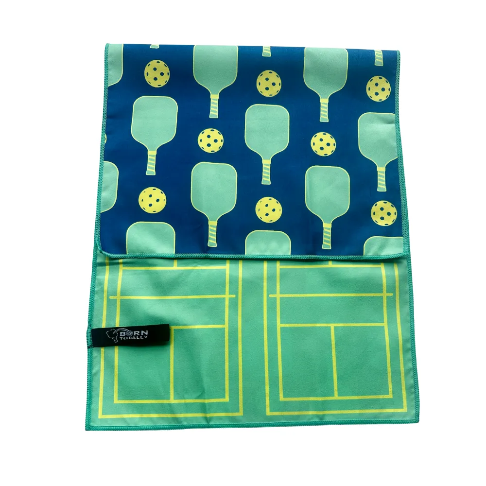 Pickleball Paddle Microfiber Towel - Born to Rally