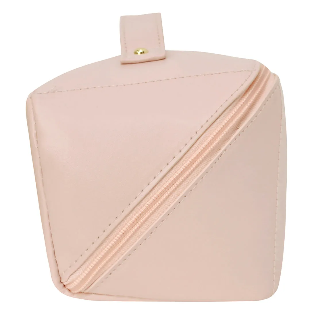 Pink NGIL Large Faux Leather Travel Toiletry