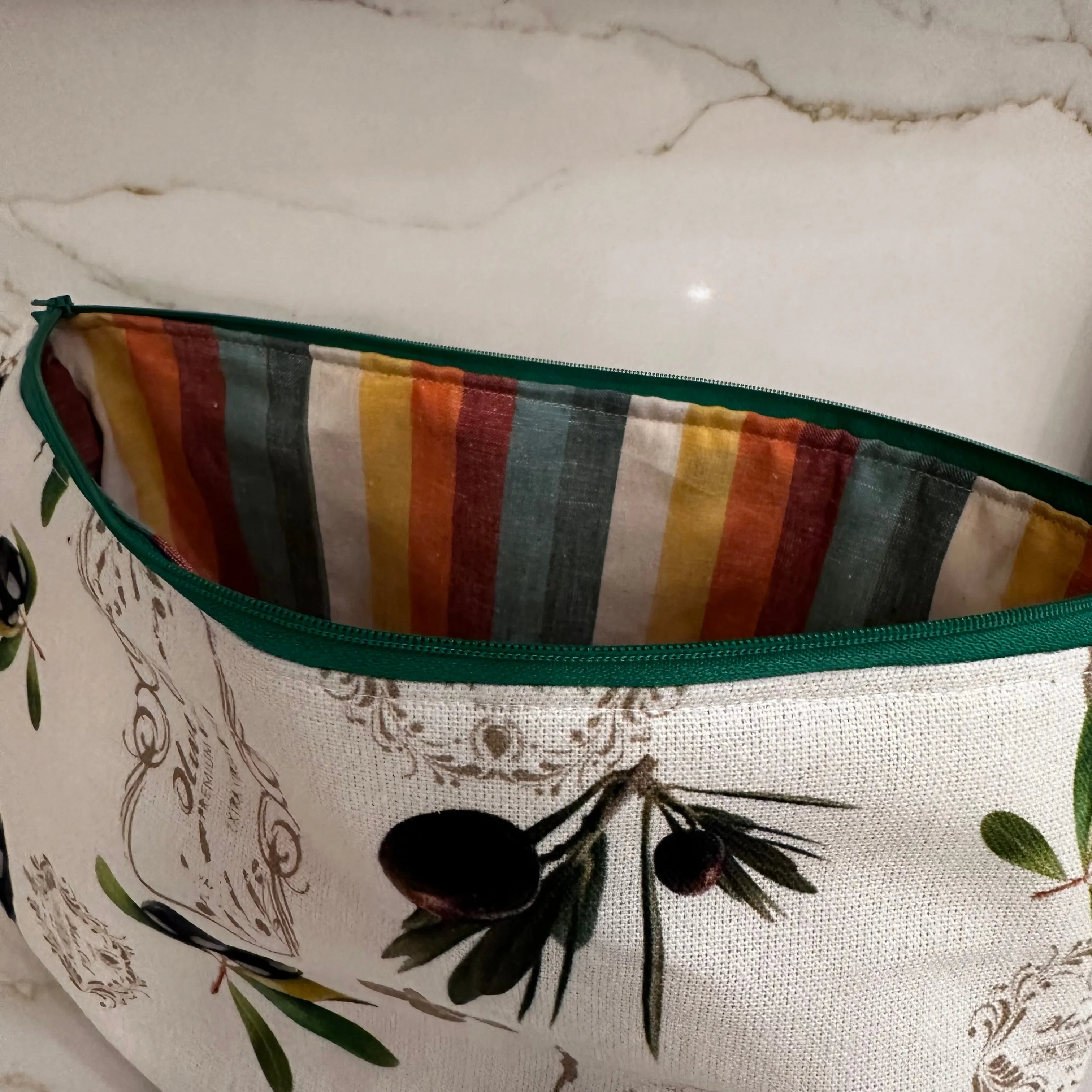 Plateia Olive Oil Zipper Bags