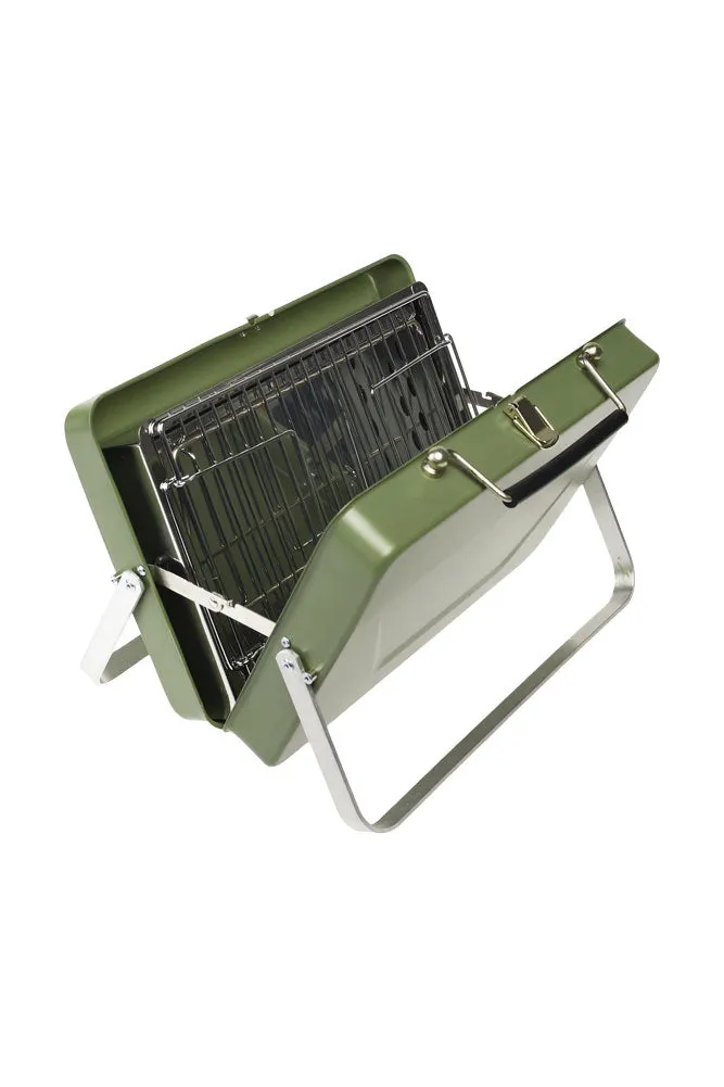 Portable Suitcase BBQ - Khaki Green