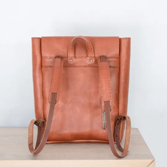 Premium Leather Noah Backpack 2.1 - Hazelnut