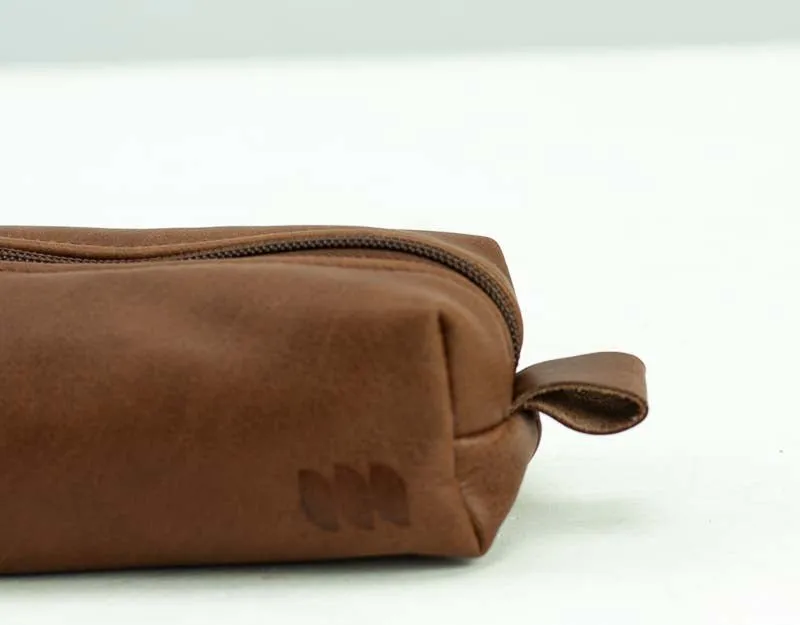 REC case - Chocolate brown leather