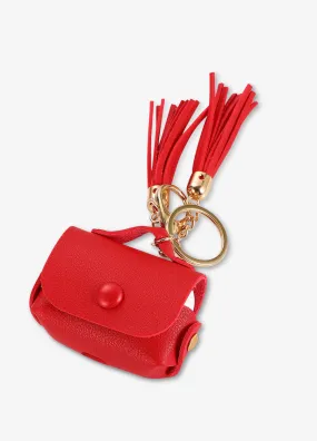 Red Tassel Keychain AirPod Case