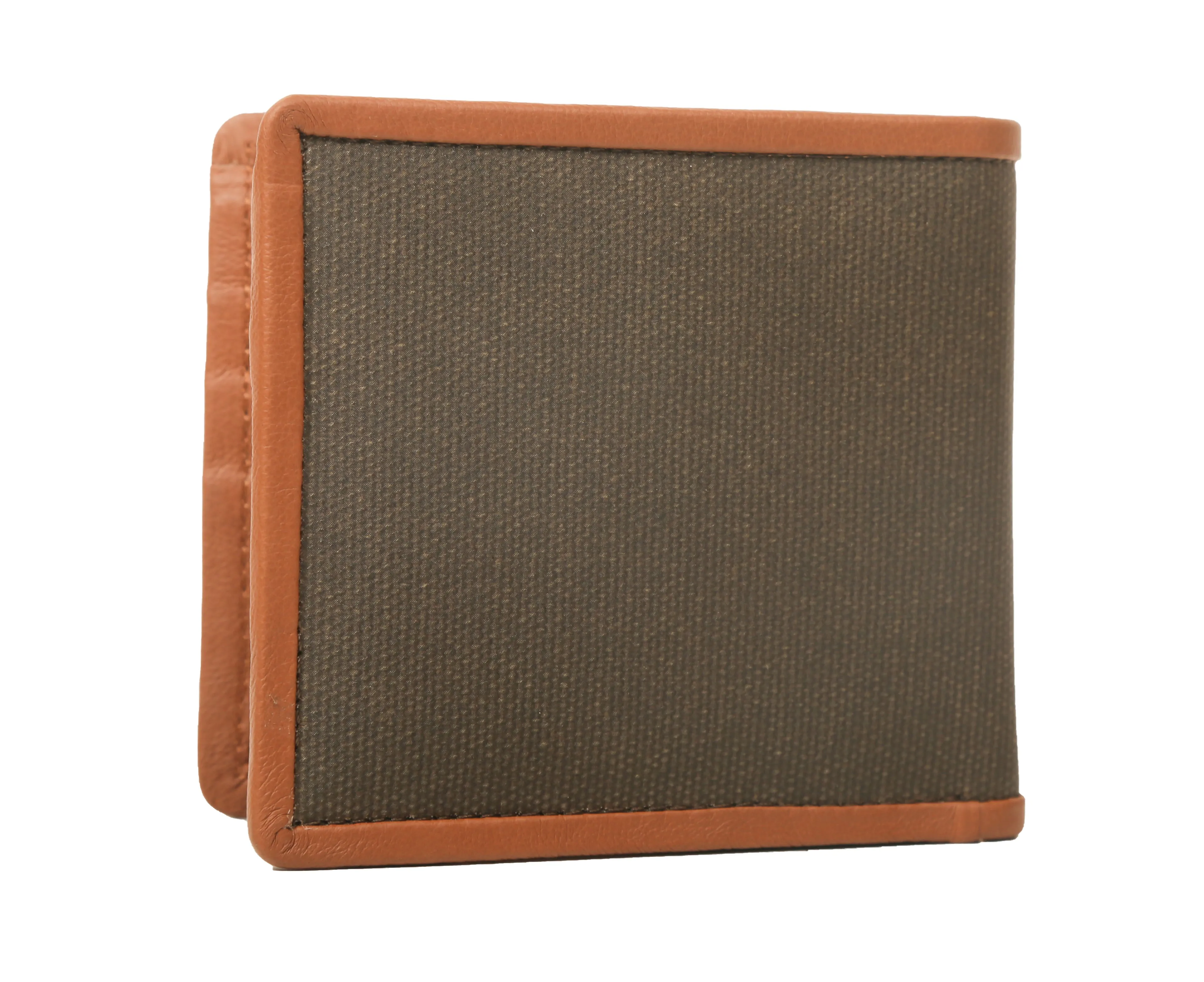 RL Epoch Coated Canvas Genuine Leather Mens Wallet