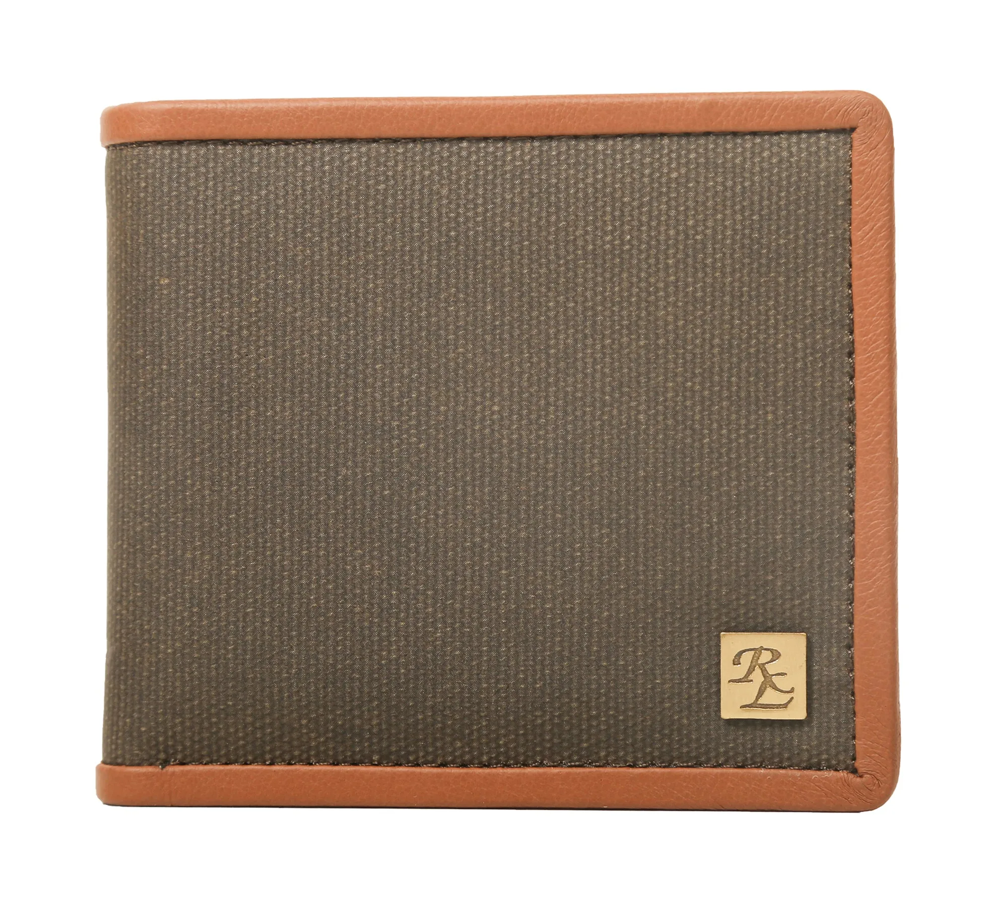 RL Epoch Coated Canvas Genuine Leather Mens Wallet