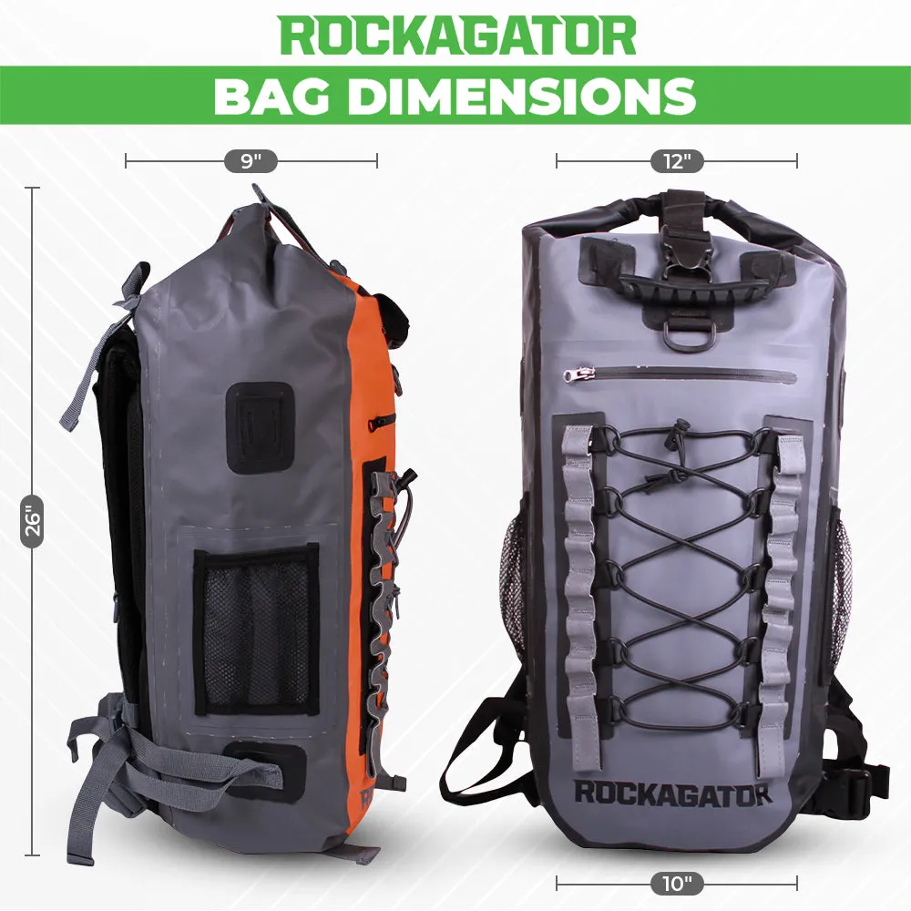 Rockagator Hydric Series 40 Liter RedRock Waterproof Backpack