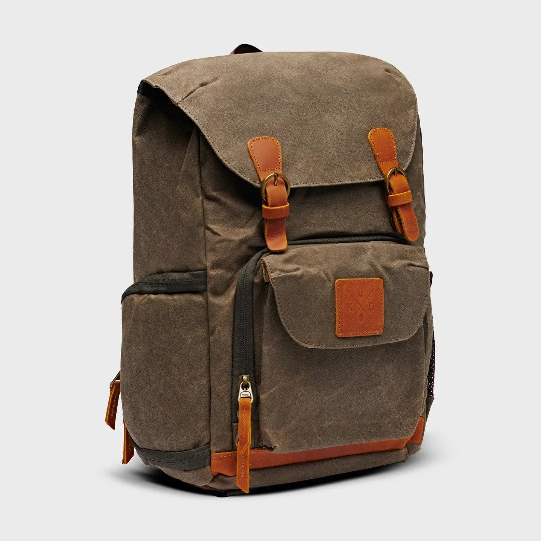 Roe - Waxed Canvas Adventure Backpack