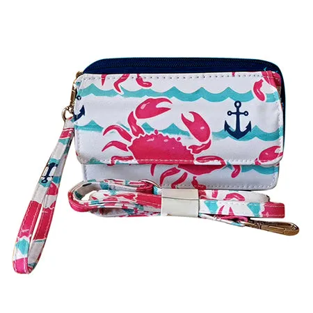 SALE! Crabs And Anchors NGIL Canvas All in One Wallet