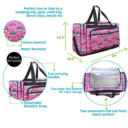 SALE! Disco Cowgirl NGIL Canvas 23" Duffle Bag