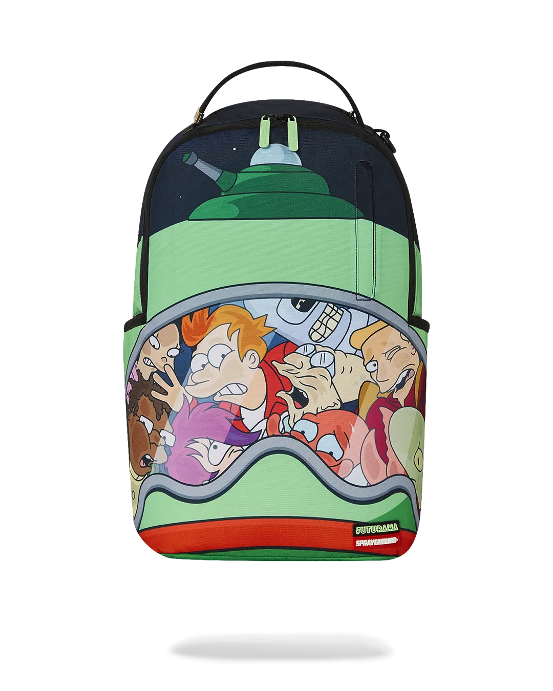 Sprayground Futurama Space Crew Backpack - Green / Red / Blue