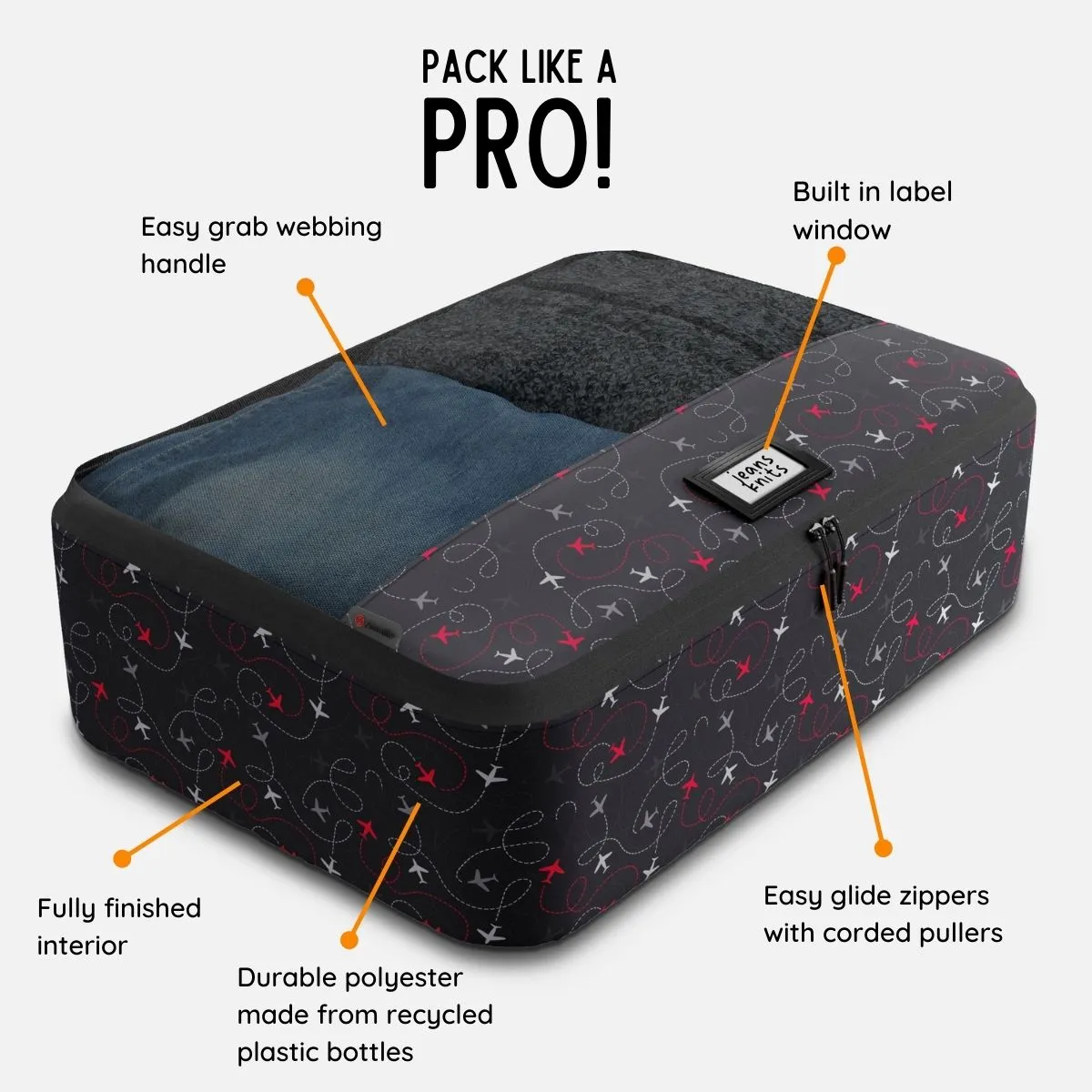 Sustainable Packing Cube - Large