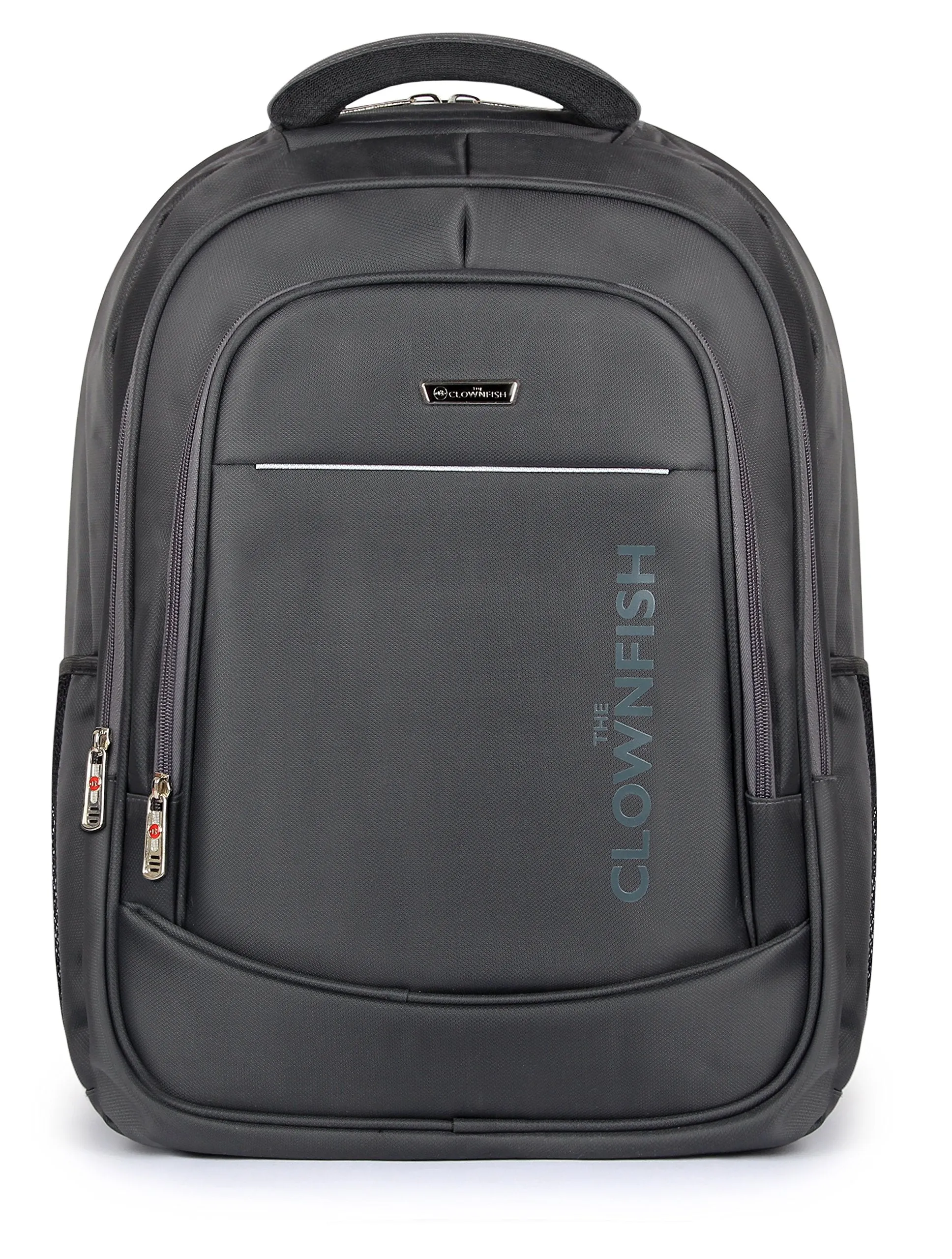 THE CLOWNFISH 30 Ltrs Grey Laptop Backpack (TCFBPPO-ZL156GY1)